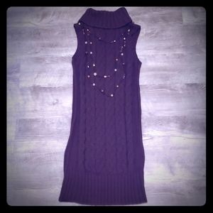 Knit Turtle Neck Dress